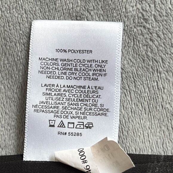 Express Black Y2K Cami Womens Top Thin Strap Size Medium V Neck Plunge Babydoll - Picture 5 of 6